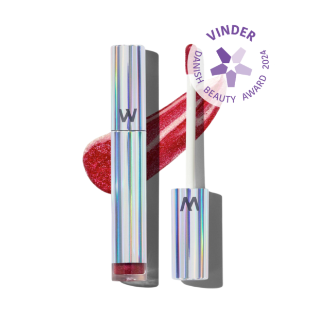 Wonderskin - Wonder Blading Top Gloss, Red Glitter